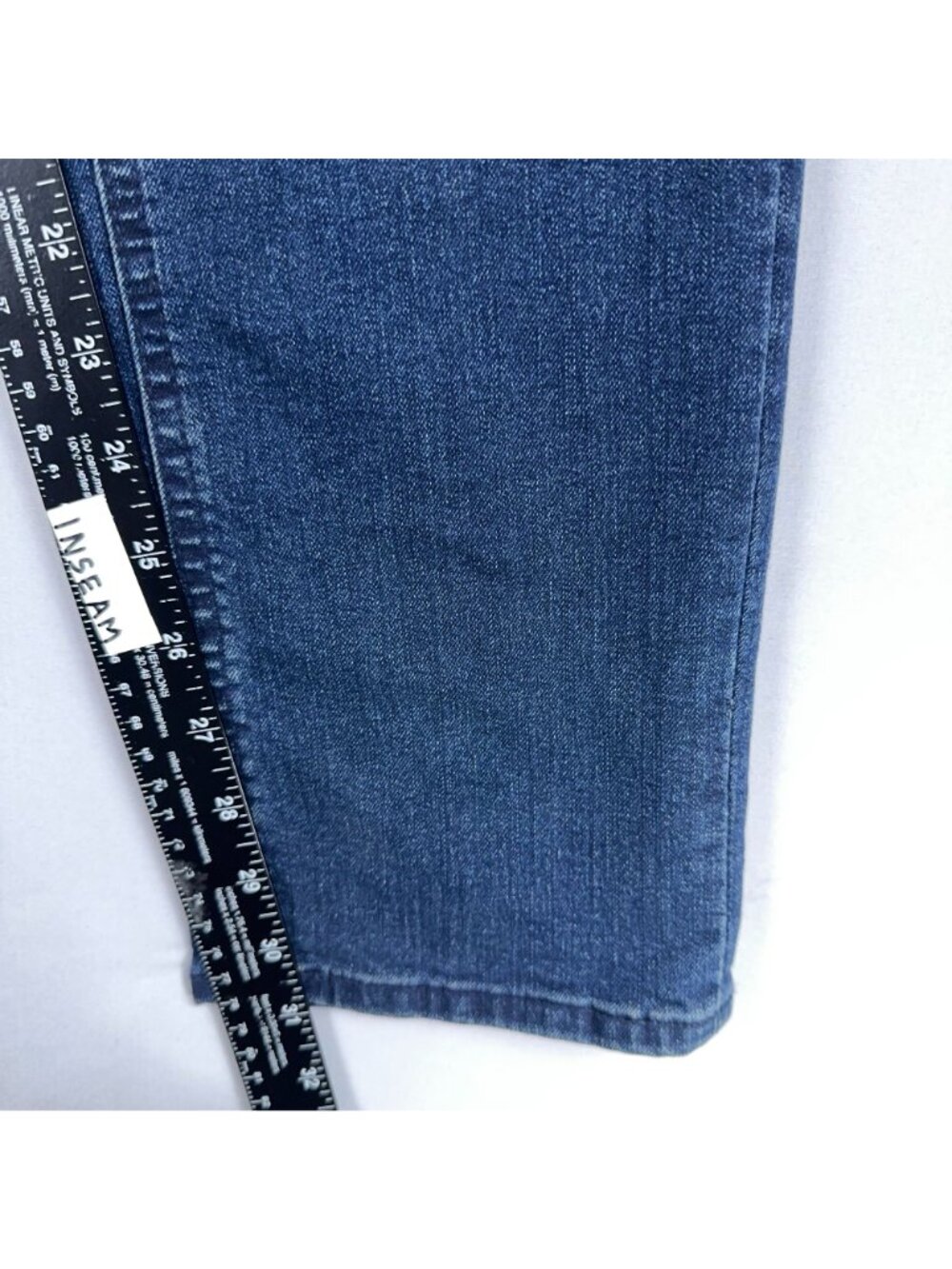 Jack & Jones Glenn Slim Fit Jeans Mens Size 32x34 Blue Dark Wash Mid Rise - Picture 9 of 12